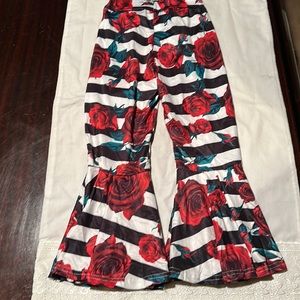 Toddler Girls Bell Bottom Leggings